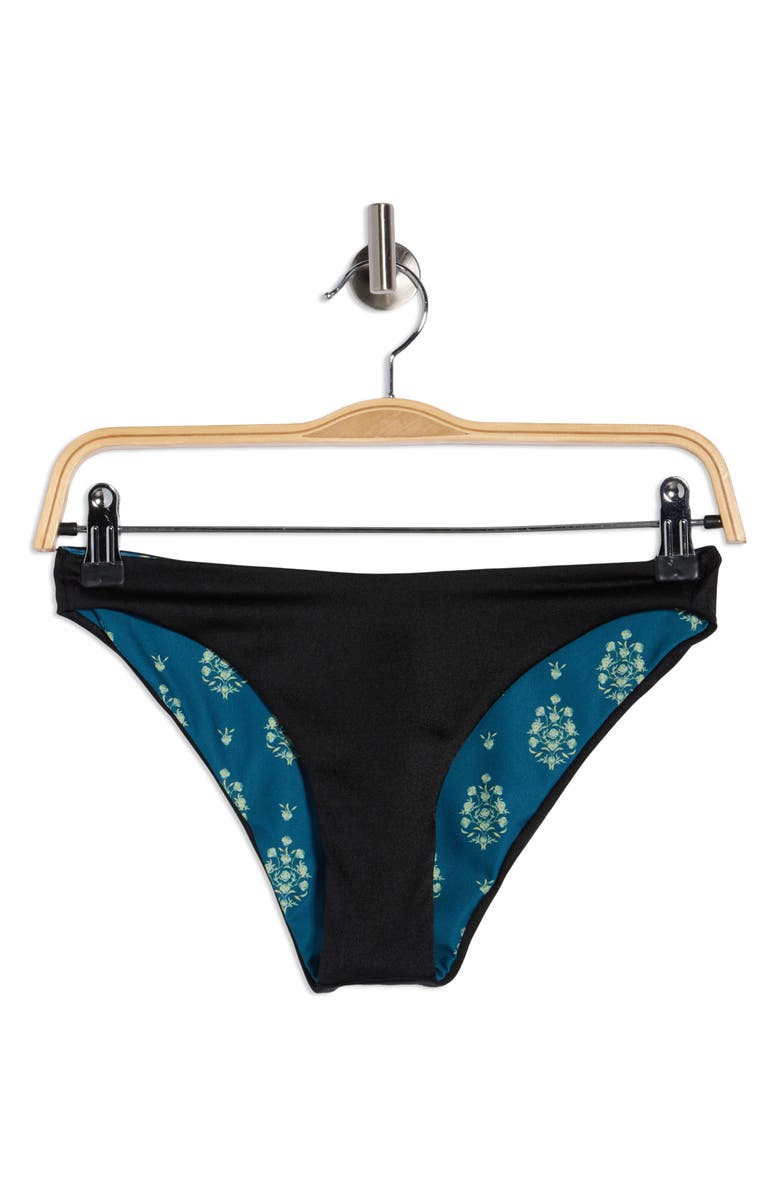 Maaji Sublimity Reversible Bikini Bottoms, Alternate, color, Black