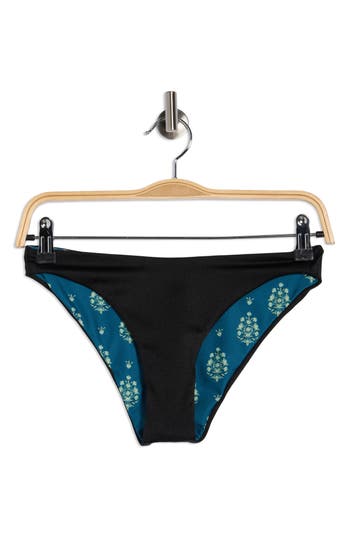 Maaji Sublimity Reversible Bikini Bottoms In Black
