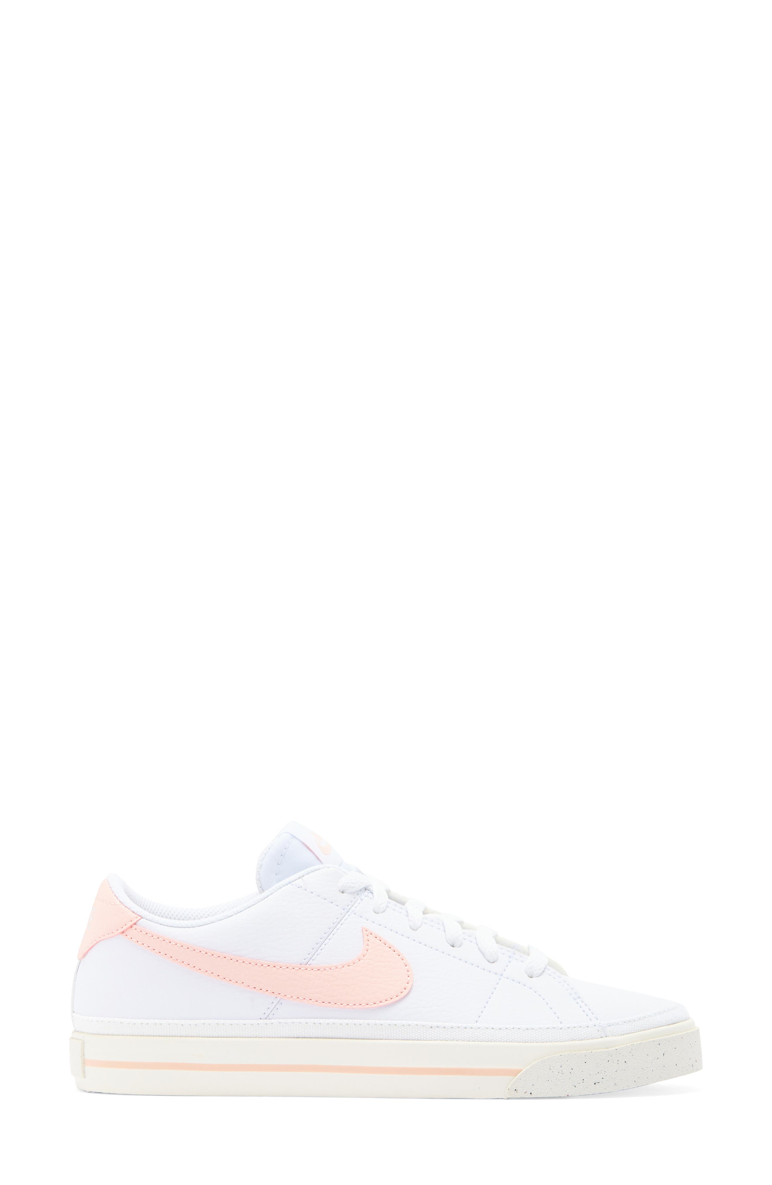 Nike Court Legacy Sneaker, Alternate, color, White/ Coral/ Sail