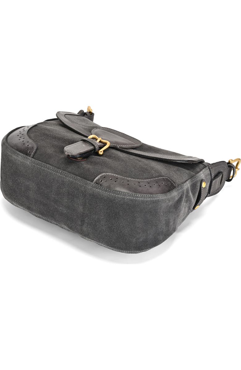 OLD TREND Camellia Genuine Leather Structured Mailbag, Alternate, color, Slate