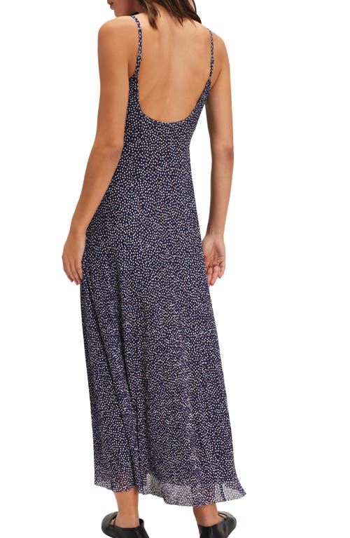 FREE PEOPLE FREE PEOPLE ZOEY PRINTED LOW BACK MAXI SLIPDRESS 