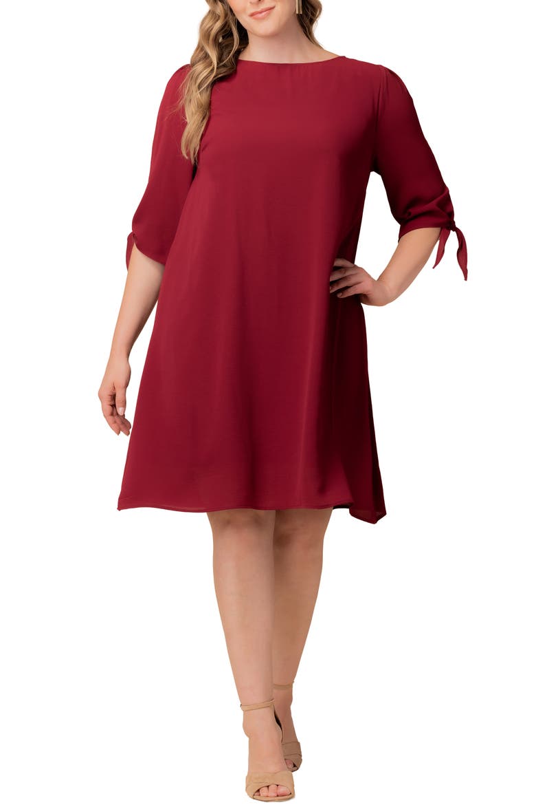 Manhattan Shift Dress, Main, color, BERRY