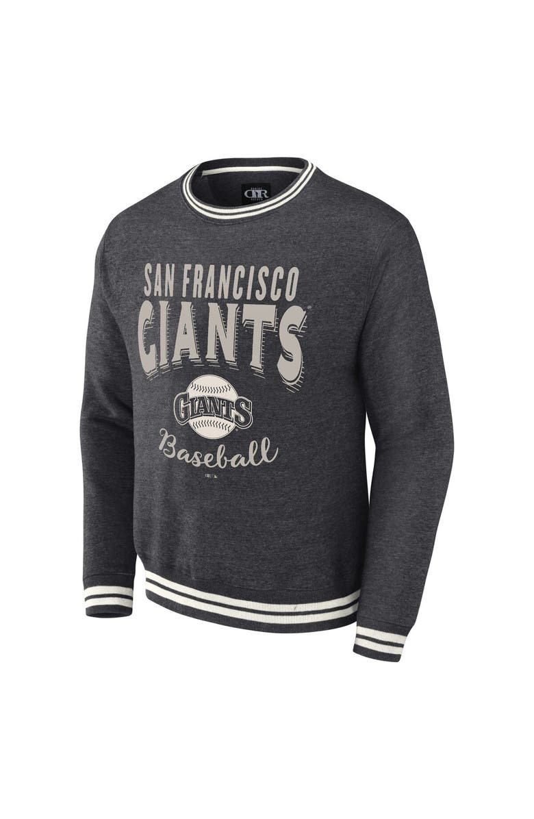 Darius Rucker Collection by Fanatics Men's Darius Rucker Collection by Fanatics  Heather Charcoal San Francisco Giants Vintage Pullover Sweatshirt, Alternate, color, Heather Charcoal
