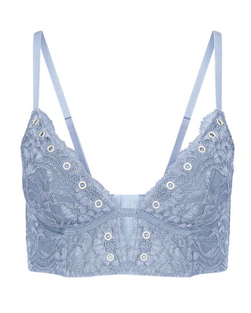 Adore Me Kyra Push Up Plunge Bra In Light Blue