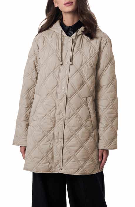 Bernardo Hooded Quilted Liner Jacket
