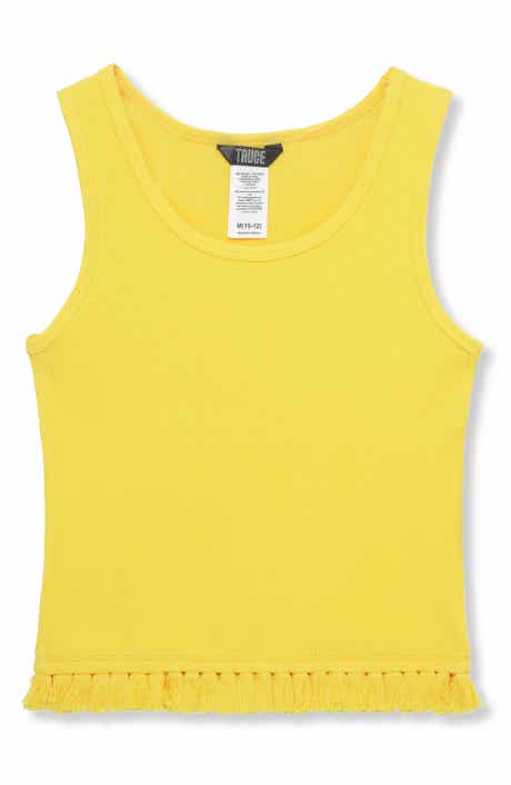 Kids' Fringe Hem Cotton Tank Top