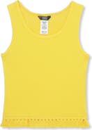 Truce Kids' Fringe Hem Cotton Tank Top