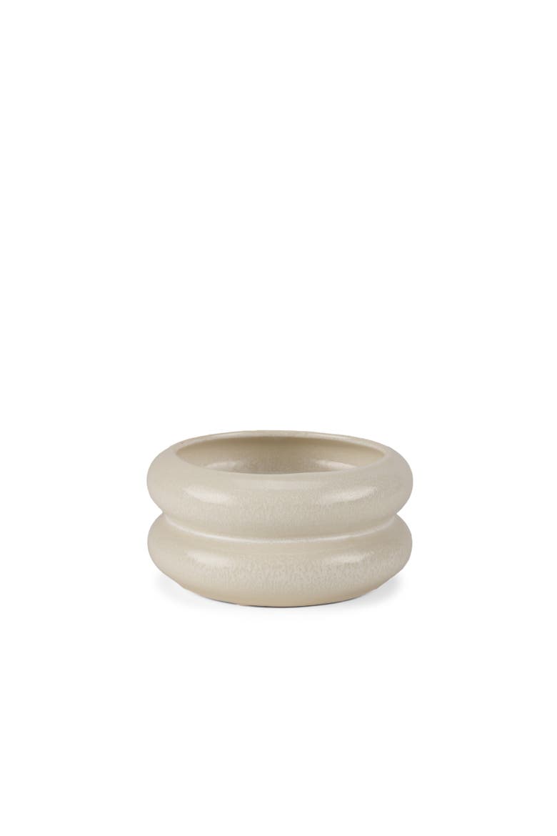 Twyla Glazed Ring Pot, Alternate, color, Cream