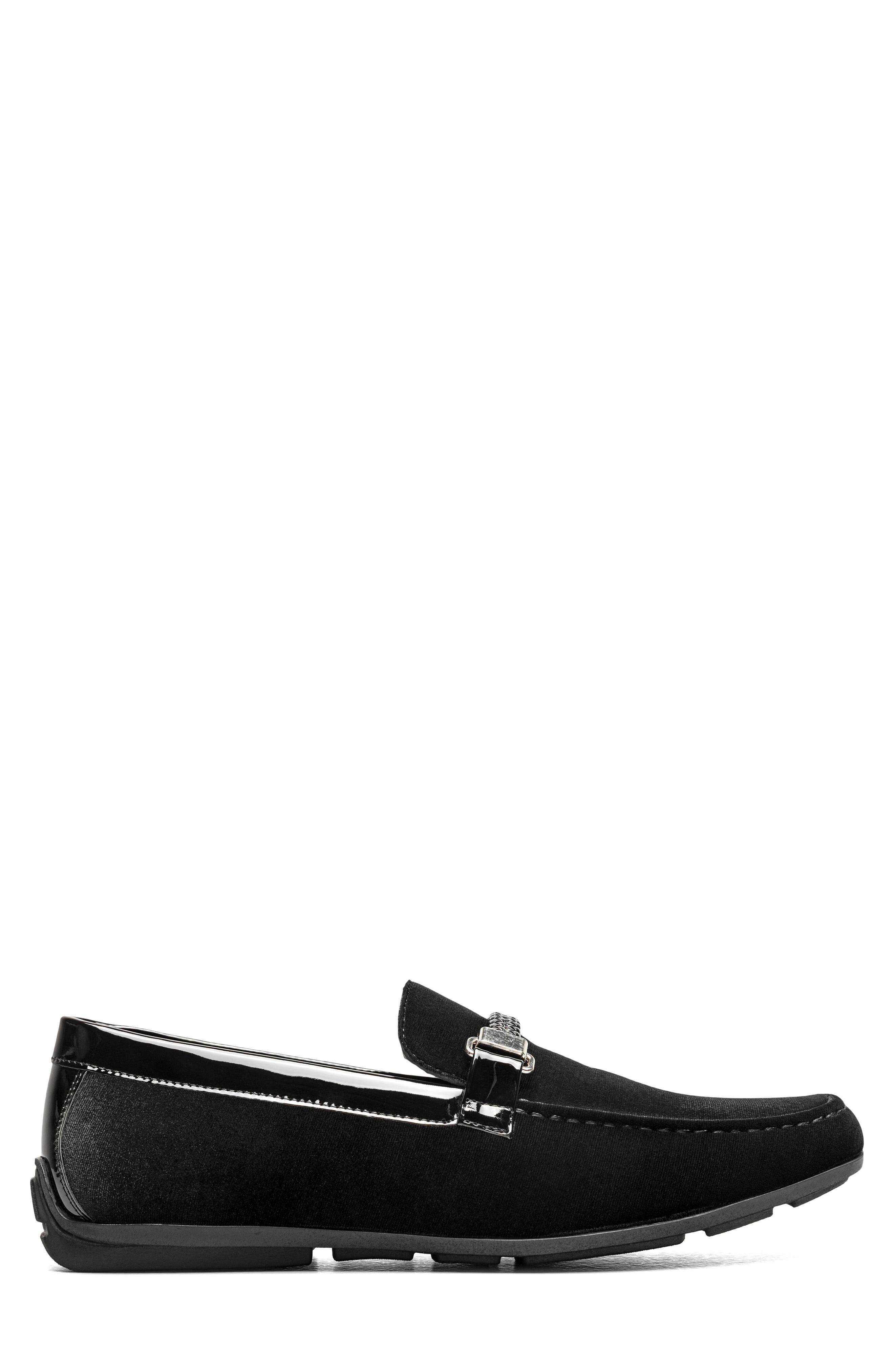 Stacy Adams Sheridan Moc Toe Loafer, Alternate, color, Black