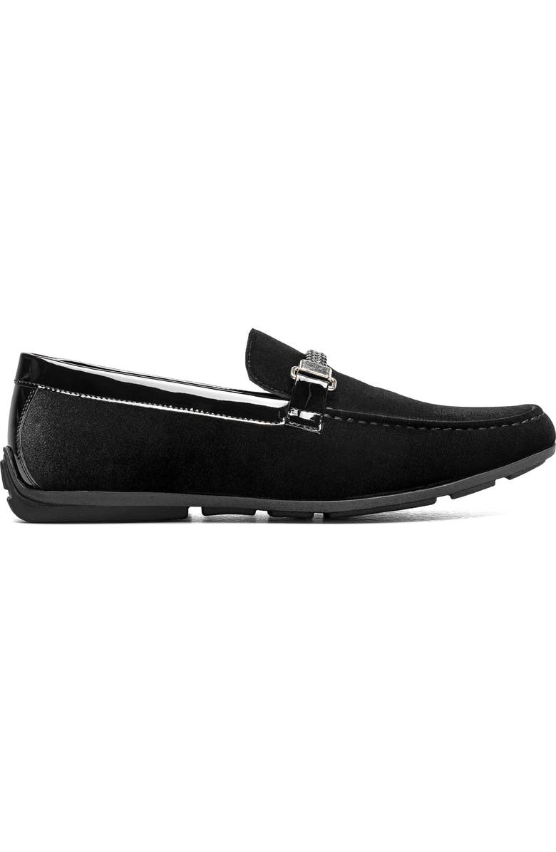 Stacy Adams Sheridan Moc Toe Loafer, Alternate, color, Black