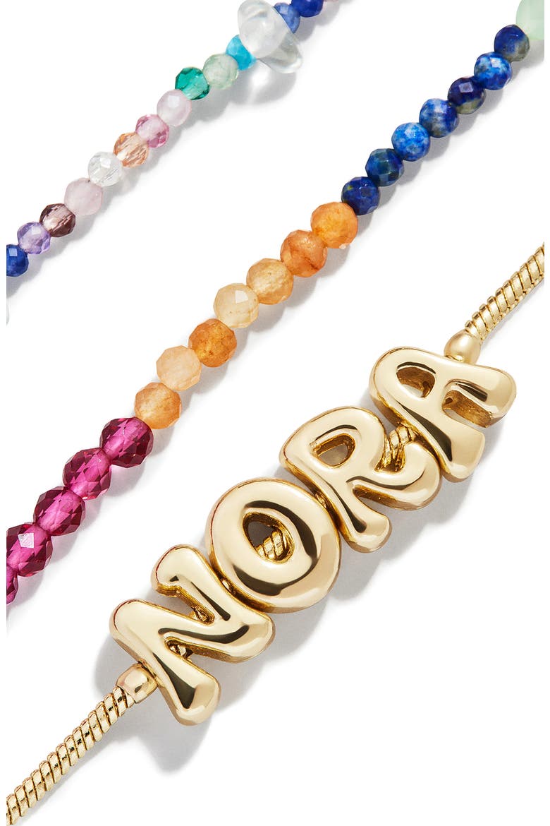 Rowan Semiprecious Custom Layered Bracelet, Alternate, color, GOLD MULTI