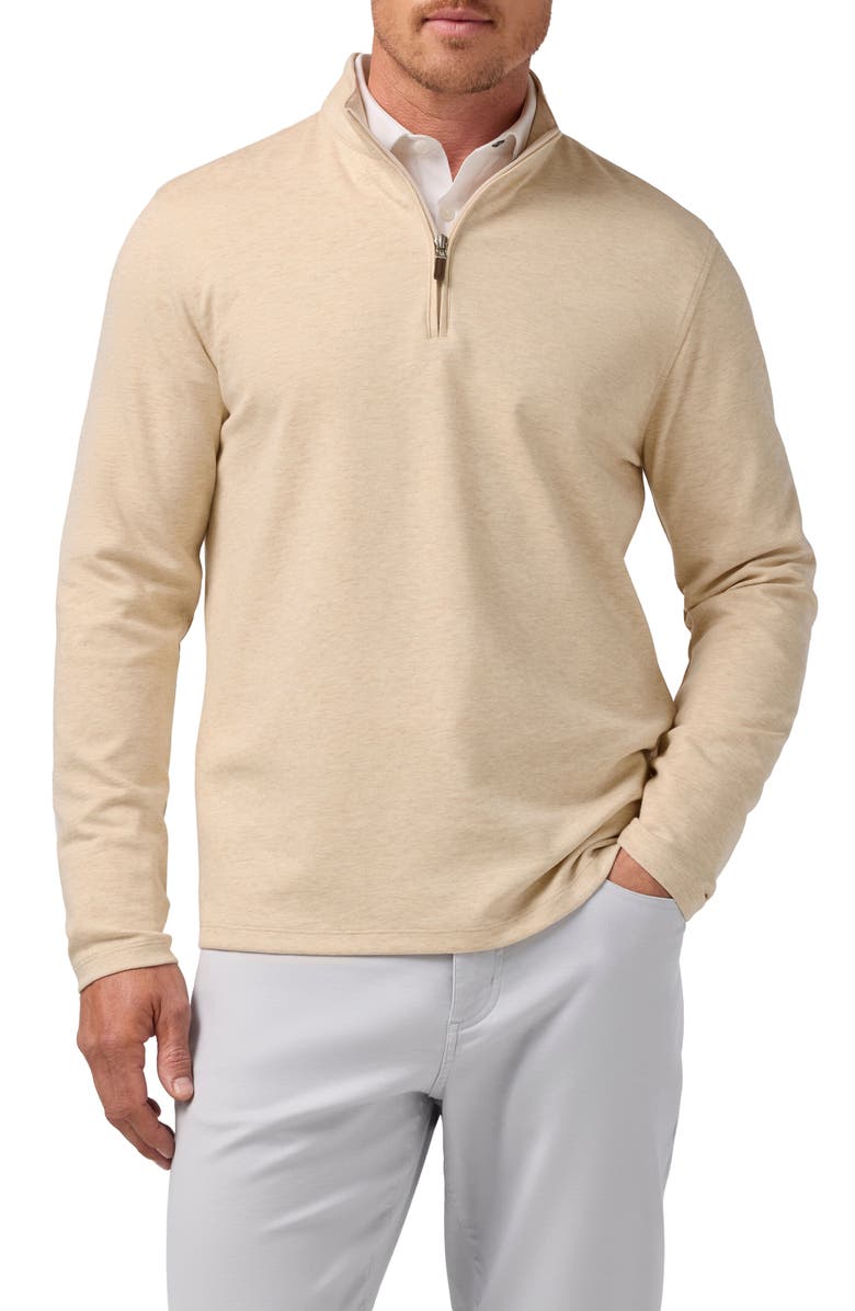 Mizzen+Main KPI Quarter Zip Pullover, Main, color, 