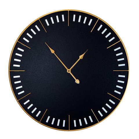 Metal 15 in. Wall Clock
