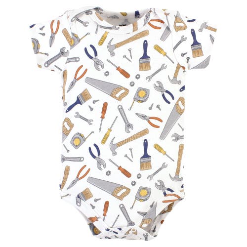 Hudson Baby Cotton Bodysuit, Pant And Bib Set