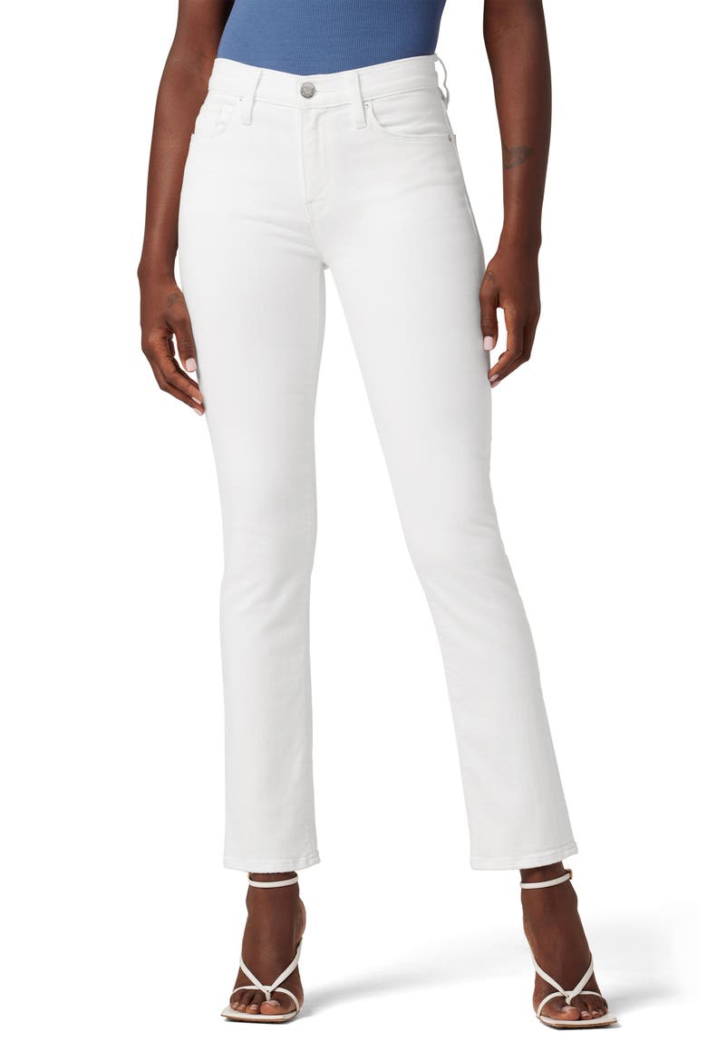 Nico Mid-Rise Straight Ankle, Main, color, WHITE