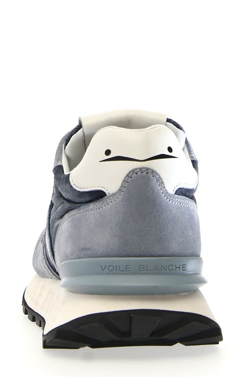 Voile Blanche Paris Race Sneaker In Cloud Grey Blue