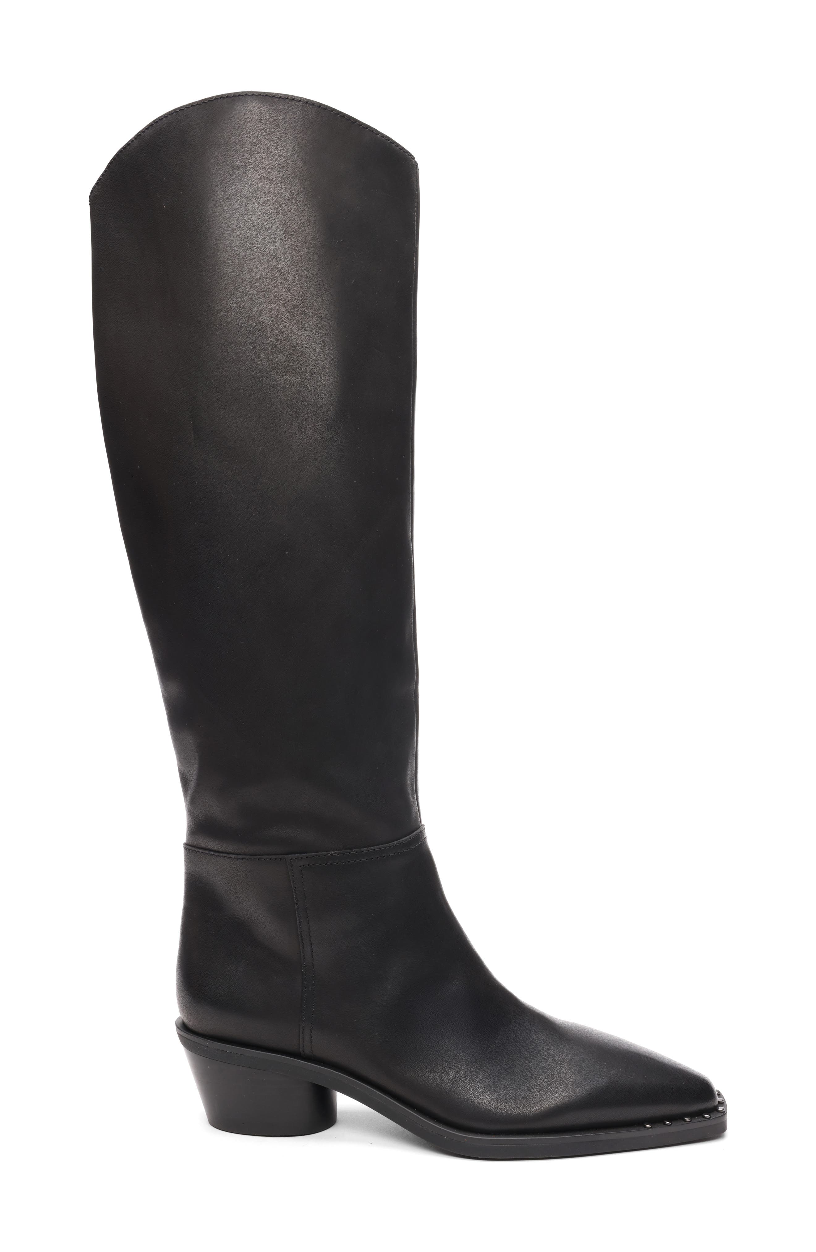 Ash Harpo Knee High Boot, Alternate, color, Black