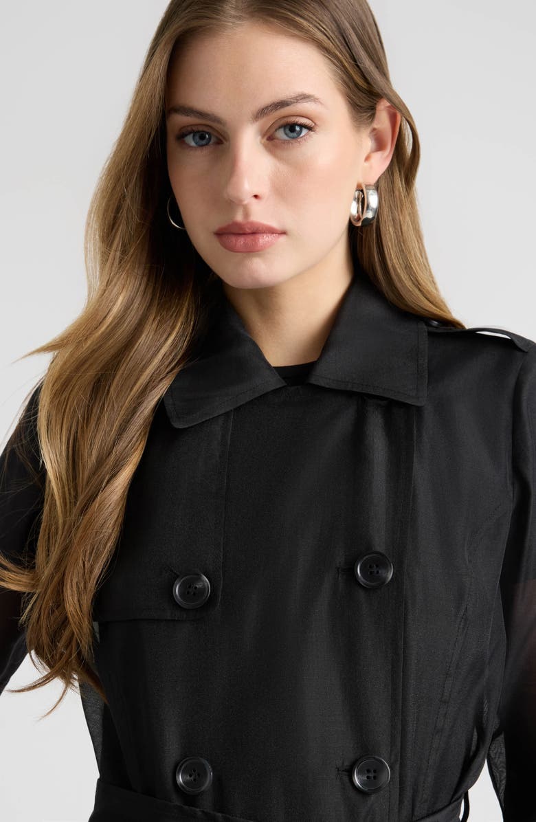 NVLT Sheer Trench Coat, Alternate, color,
