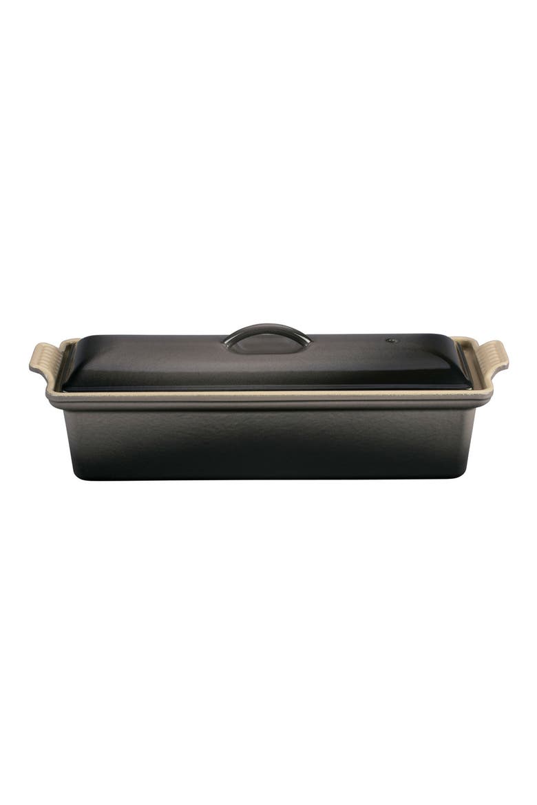 1.5-Quart Enameled Cast Iron Pate Terrine, Main, color, OYSTER