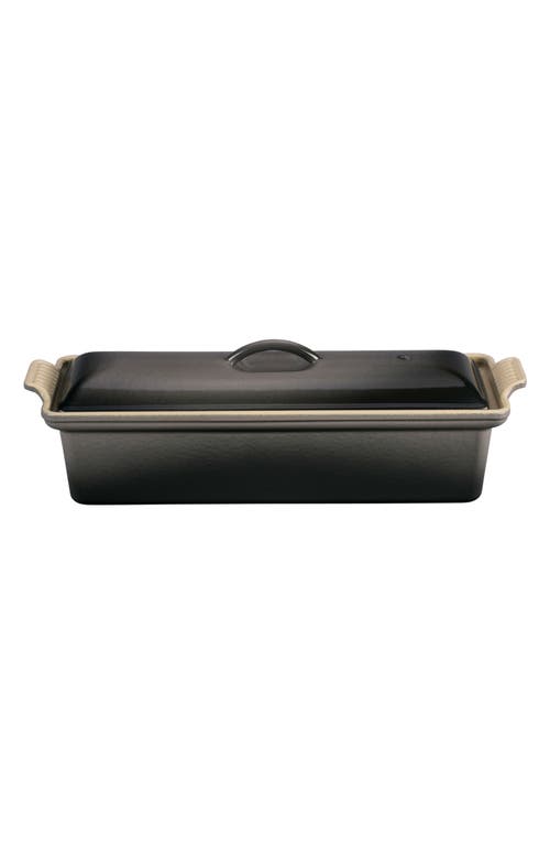 Le Creuset 1.5-quart Enameled Cast Iron Pate Terrine In Black
