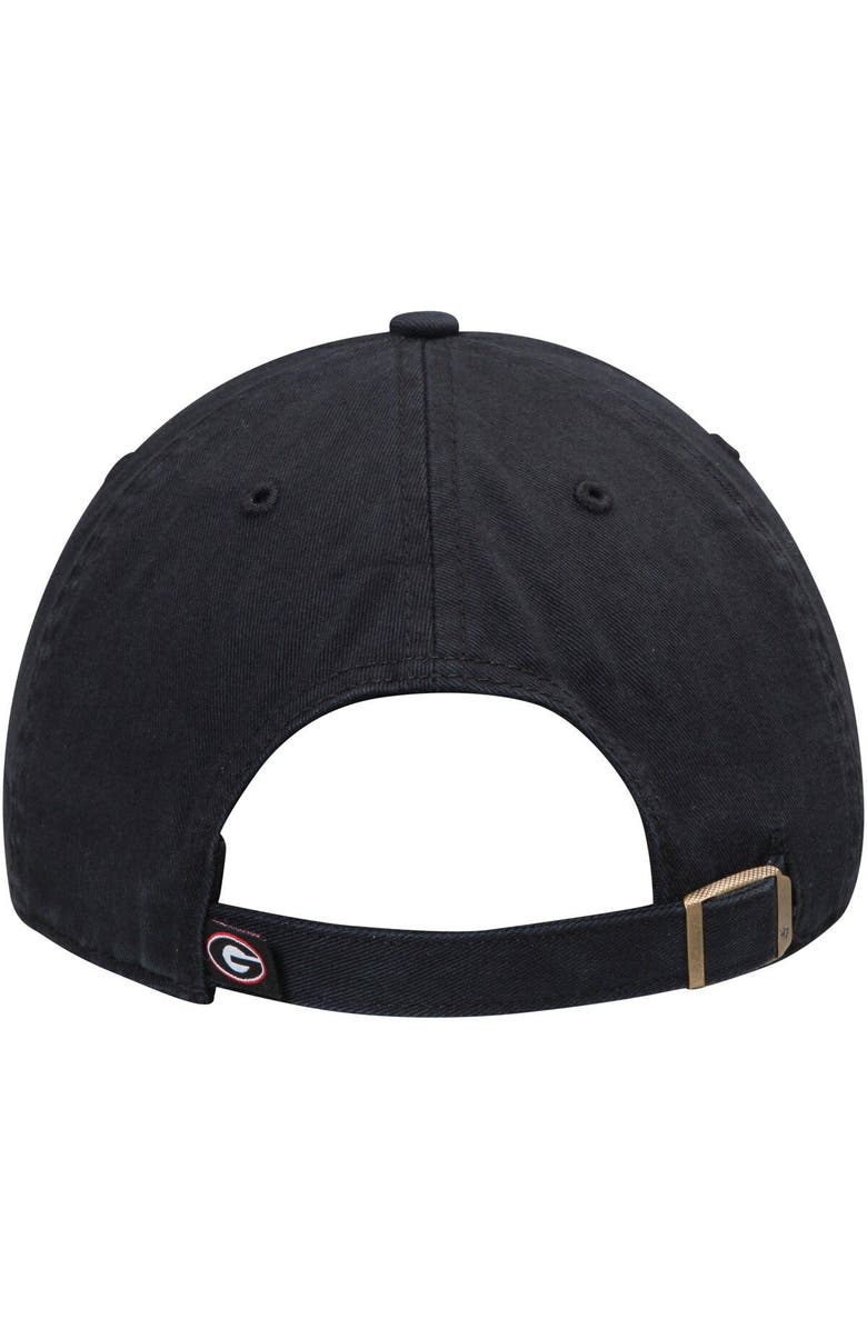 '47 Men's '47 Black Georgia Bulldogs Vintage Clean Up Adjustable Hat, Alternate, color, 