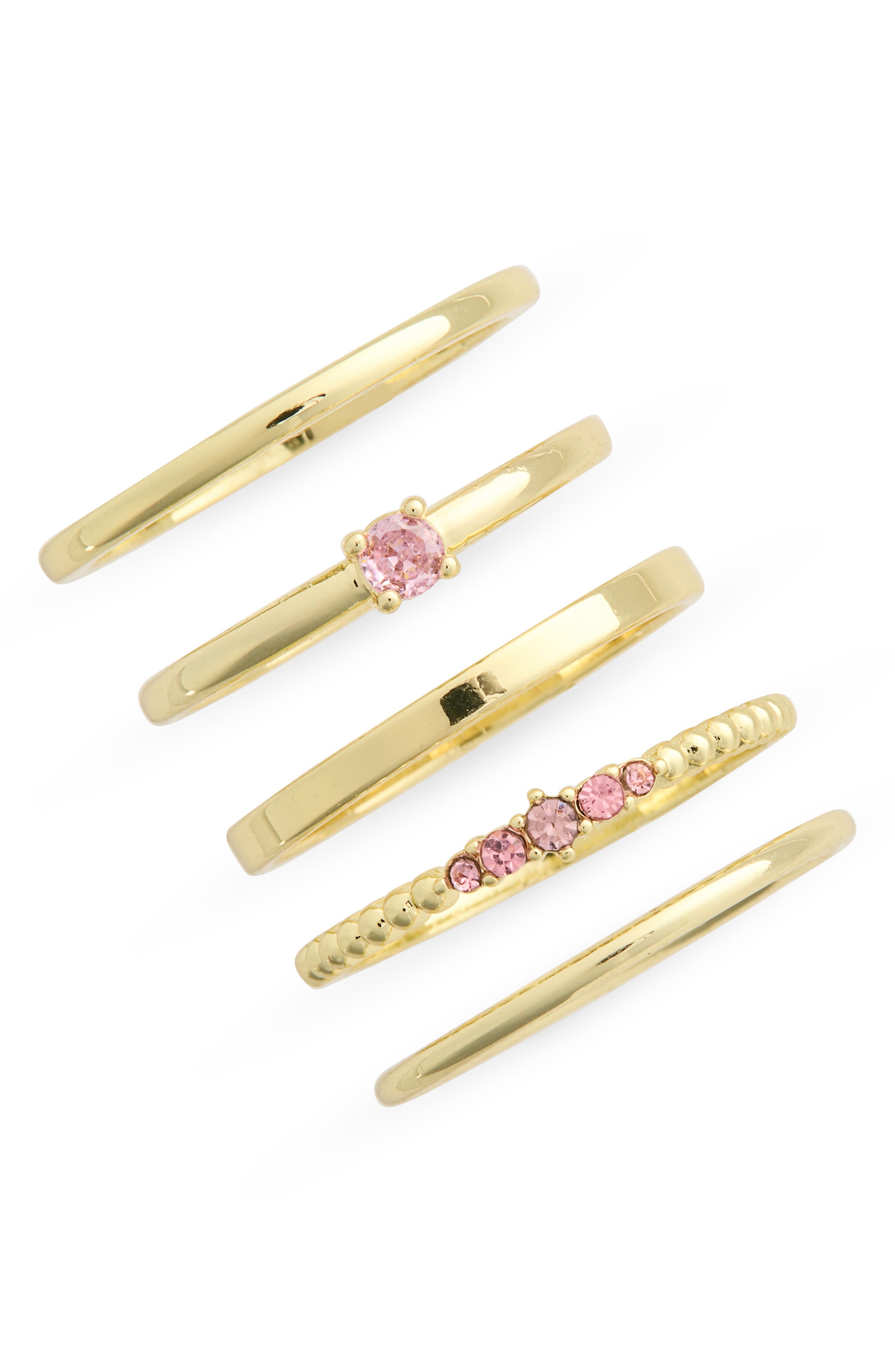 Covet Set of 5 Stackable Rings