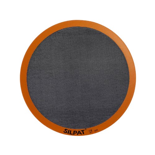 Silpat Perfect Pizza Non-stick Silicone Baking Mat, 16-inch, Round In Gray