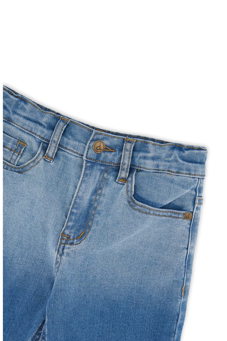 Stretch Gradient Jean Bermuda, Alternate, color, Grey To Blue Gradient