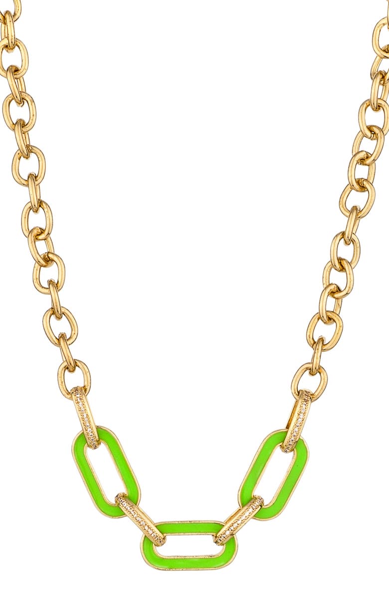 Ettika Chunky Chain Necklace, Alternate, color, 