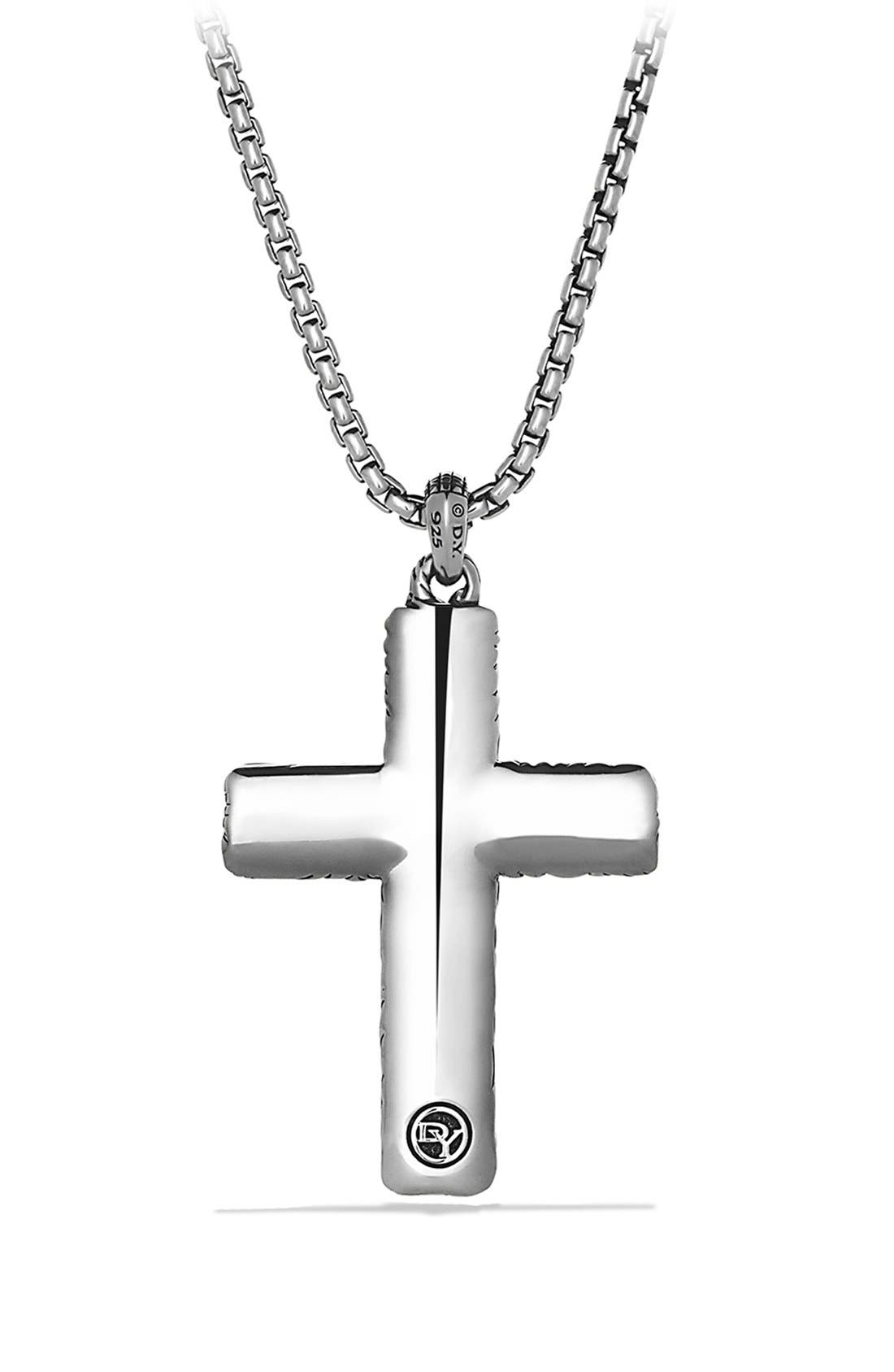 David Yurman 'Waves' Cross on Chain (Men) | Nordstrom