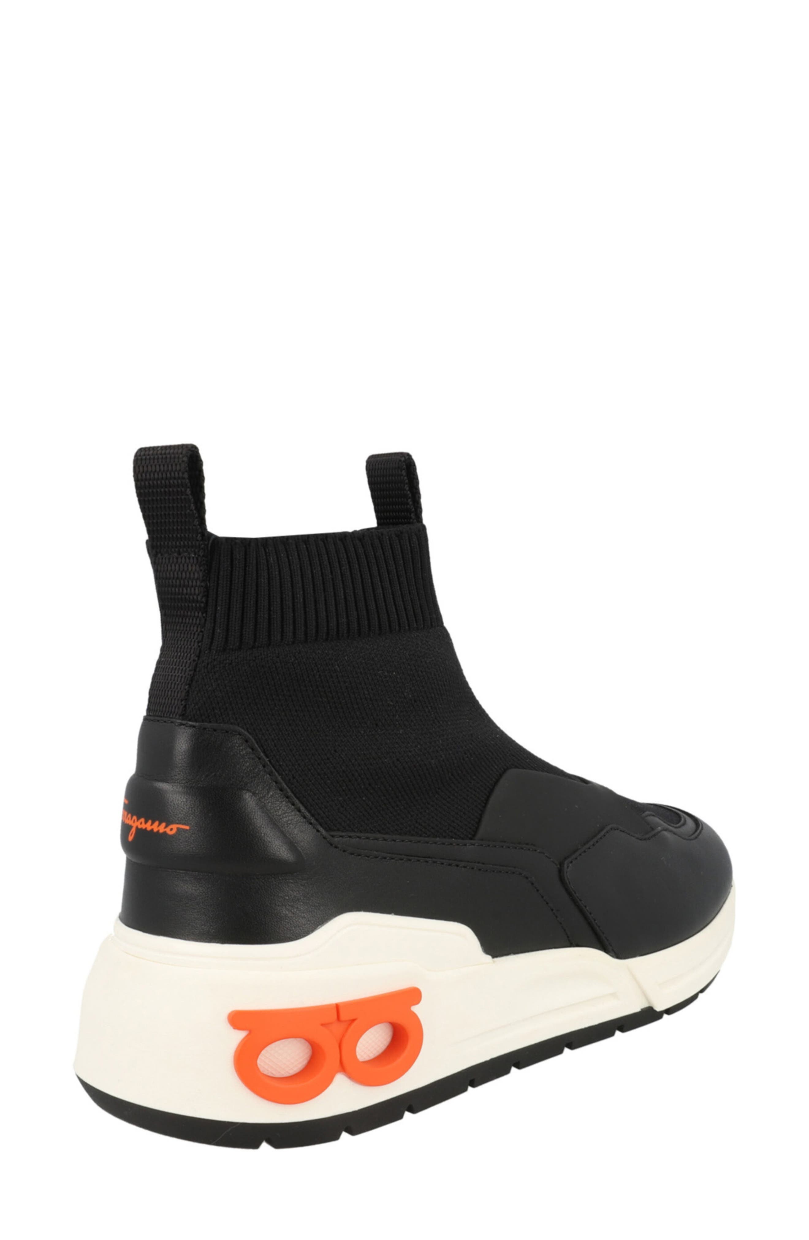 FERRAGAMO Cosma Knit High Top Sneaker, Alternate, color, 