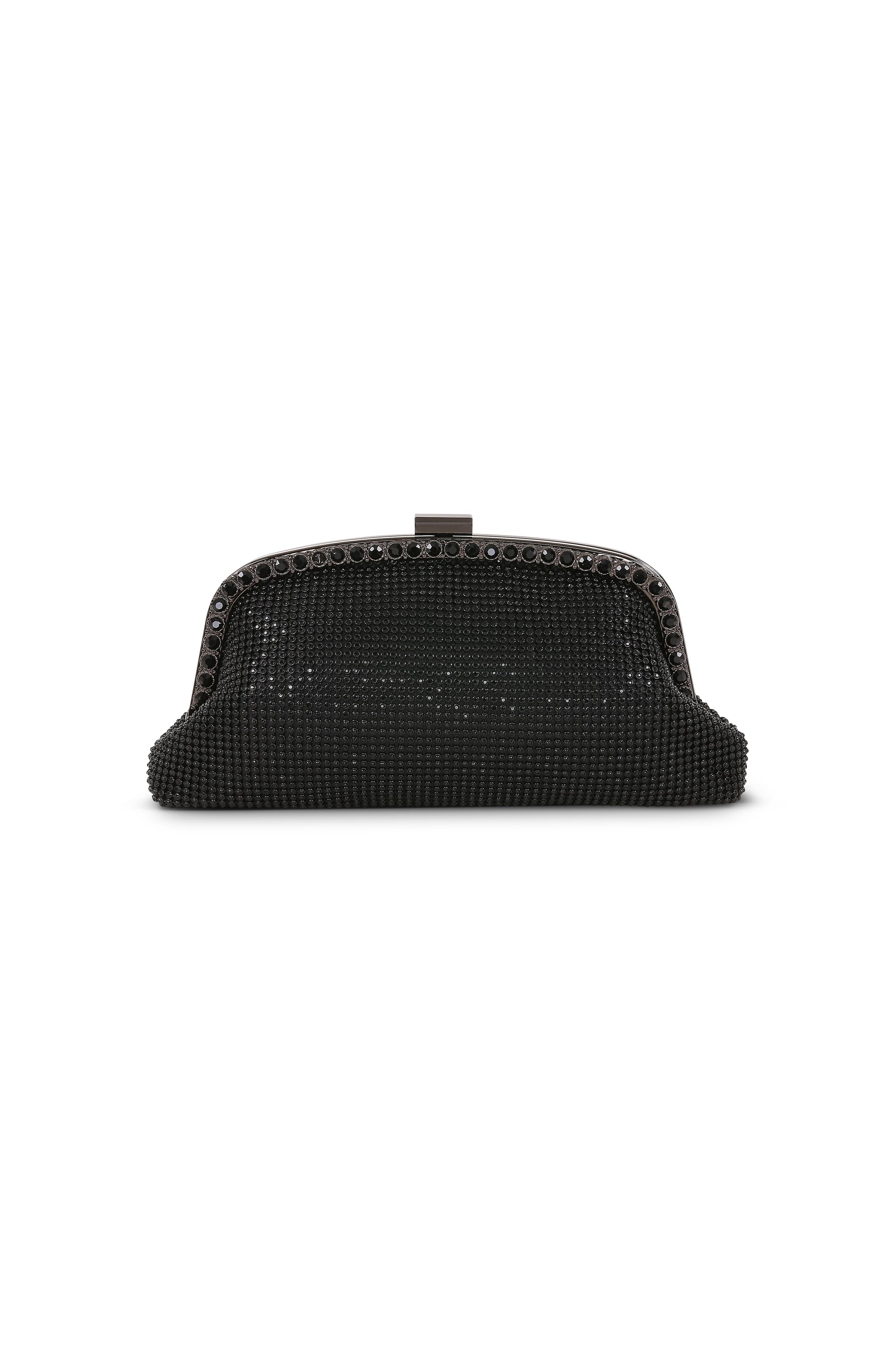 Jewel Badgley Mischka Brielle Crystal Pouch Clutch, Main, color, 