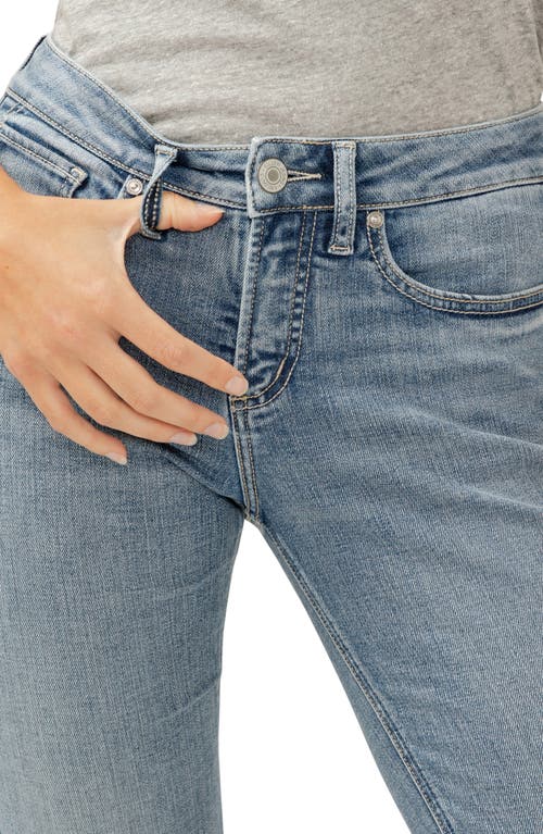 SILVER JEANS CO. SILVER JEANS CO. SUKI CURVY MID RISE SLIM BOOTCUT JEANS