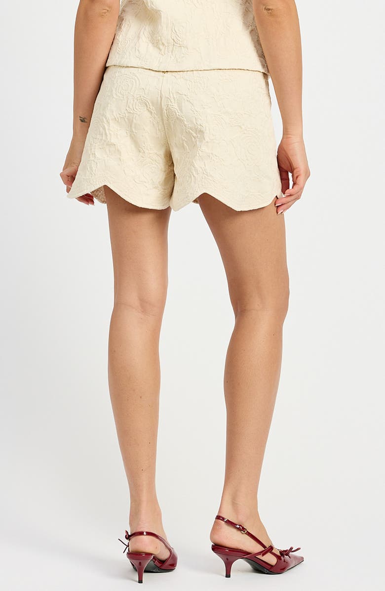 En Saison Alice Textured Cotton Blend Shorts, Alternate, color, 