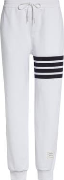 Thom Browne Classic 4-Bar Cotton French Terry Joggers