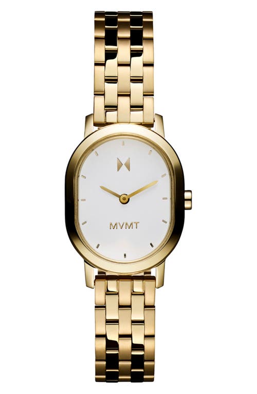 Mvmt Carmel Oval Watch, 25mm In White