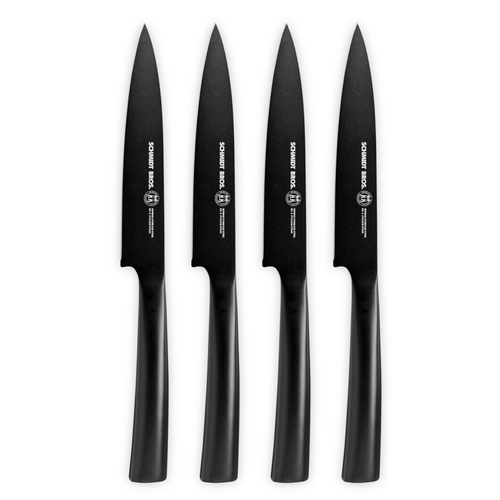 Schmidt Brothers Cutlery 4-piece Steak Set In Black