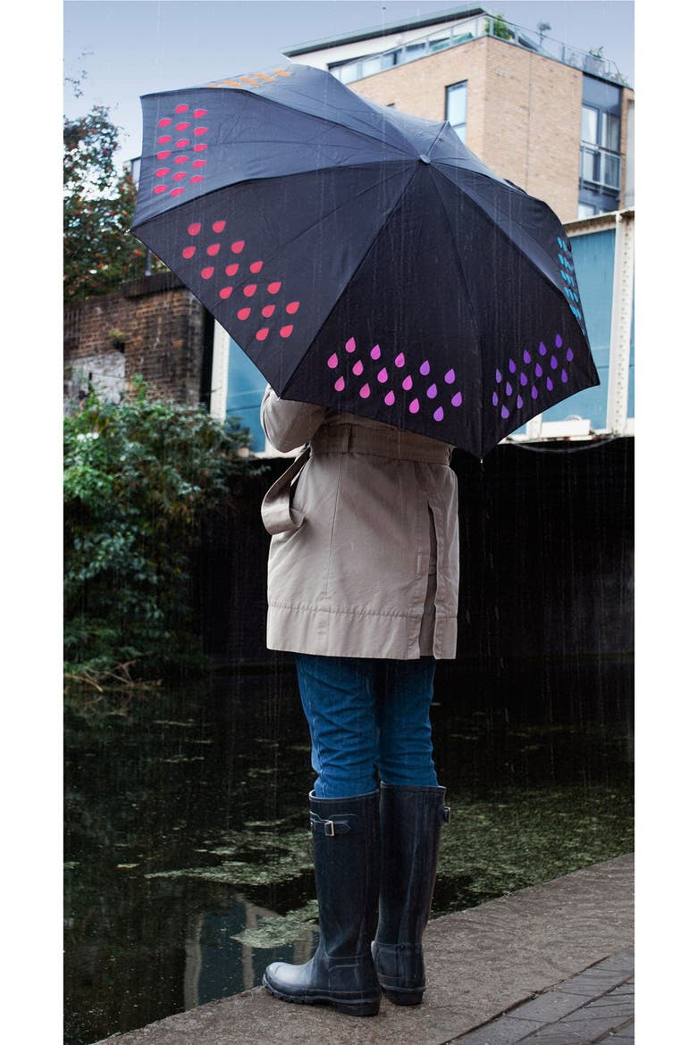 Color Changing Umbrella, Alternate, color, BLACK