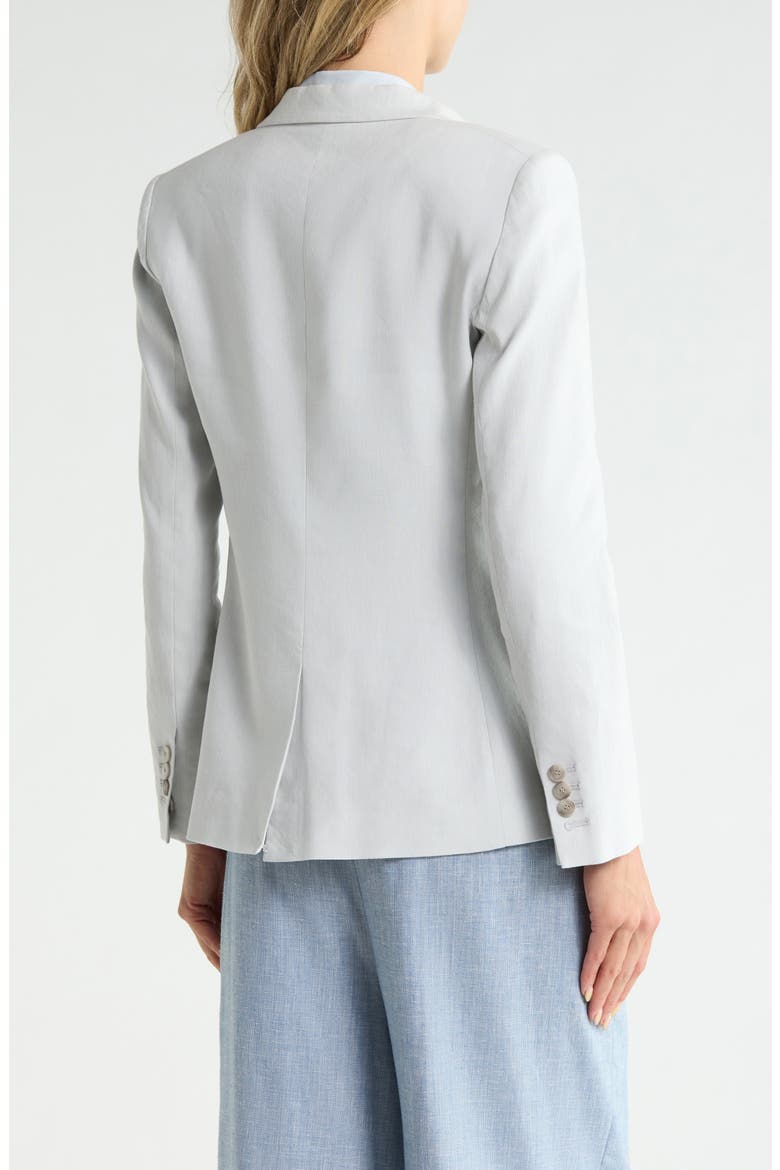 Classic Linen Blend Blazer, Alternate, color, LUNAR ROCK