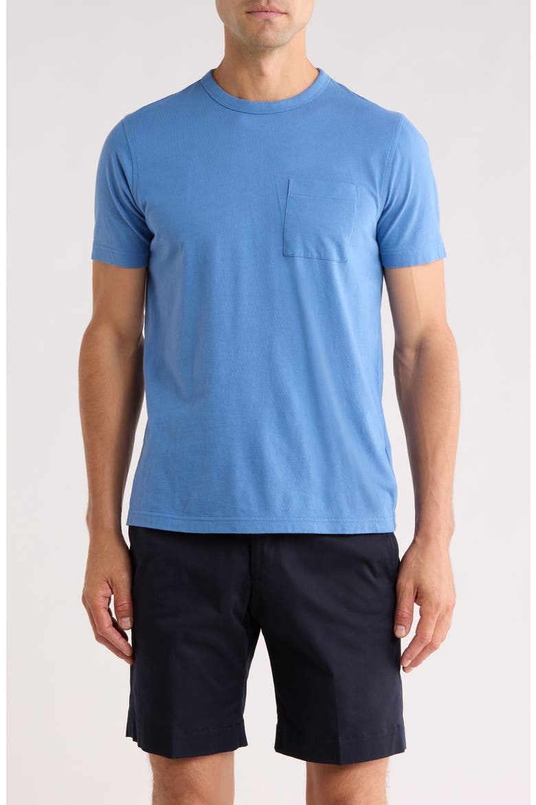 Cotton Jersey Pocket T-Shirt, Main, color, BLUE MULTI