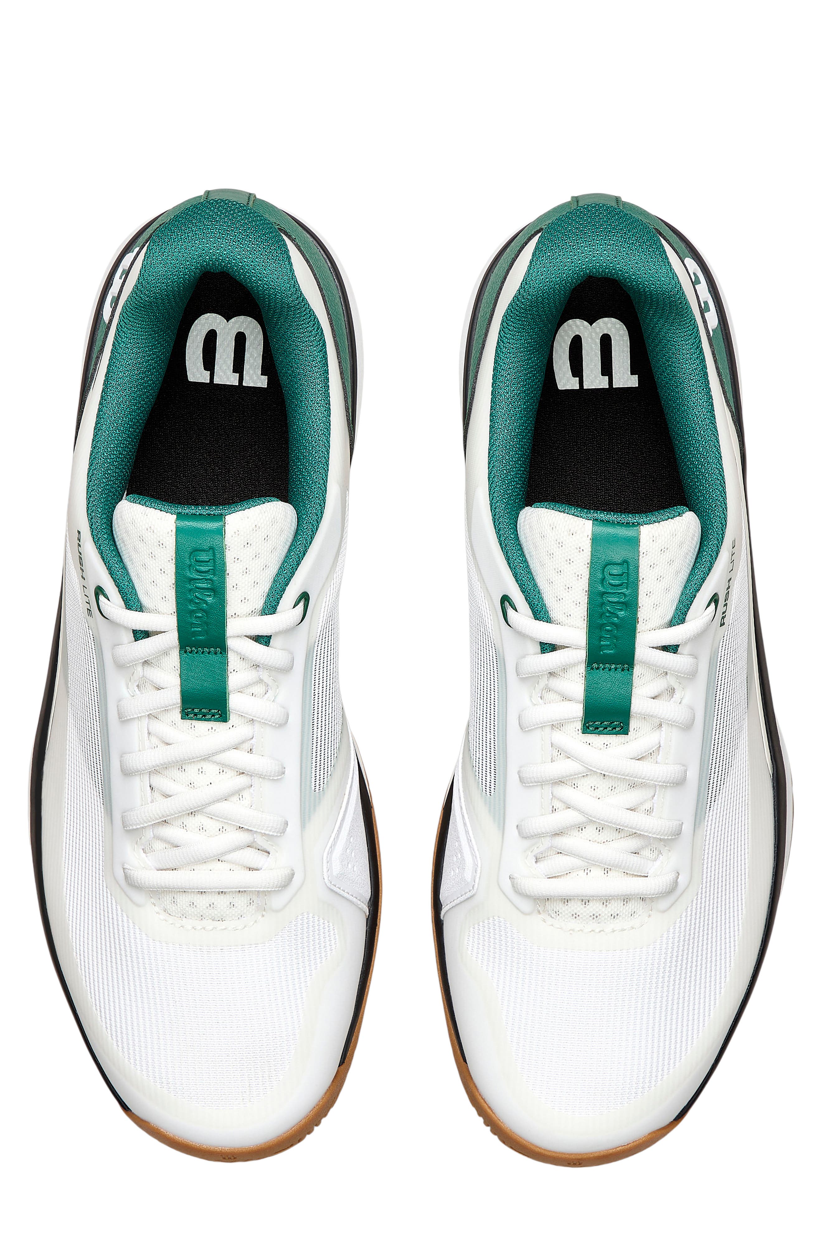 Rush Lite 5 Tennis Shoe, Alternate, color, WHITE / EVERGREEN / GUM1A