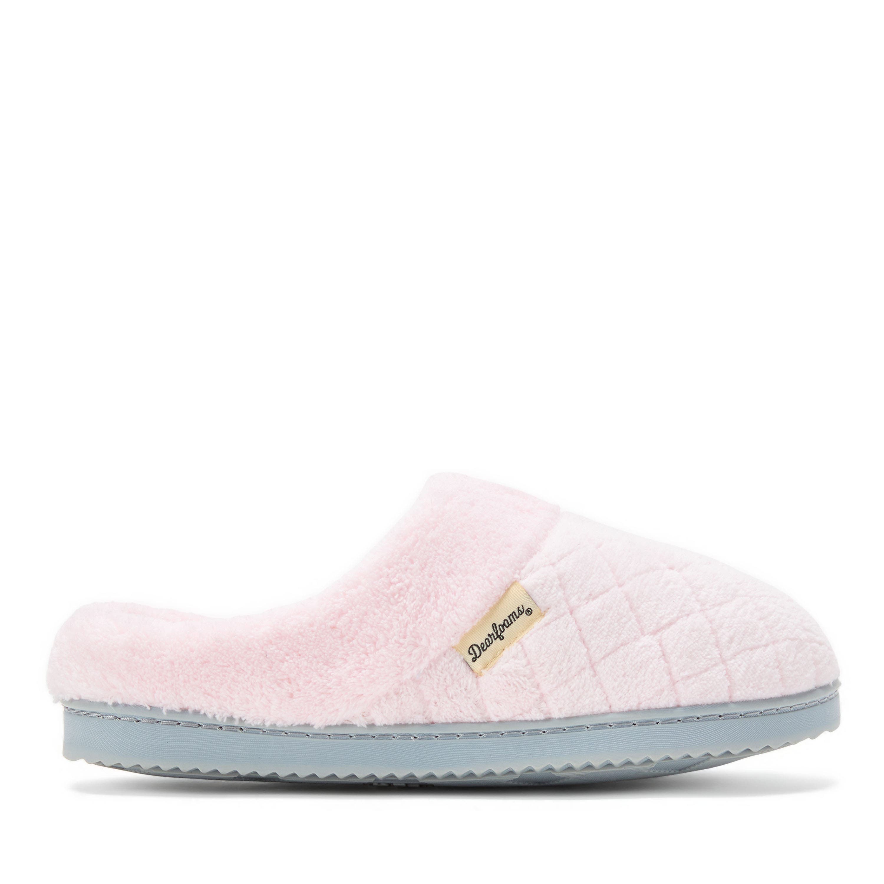 Libby Quilted Terry Clog Slipper, Alternate, color, Fresh Pink