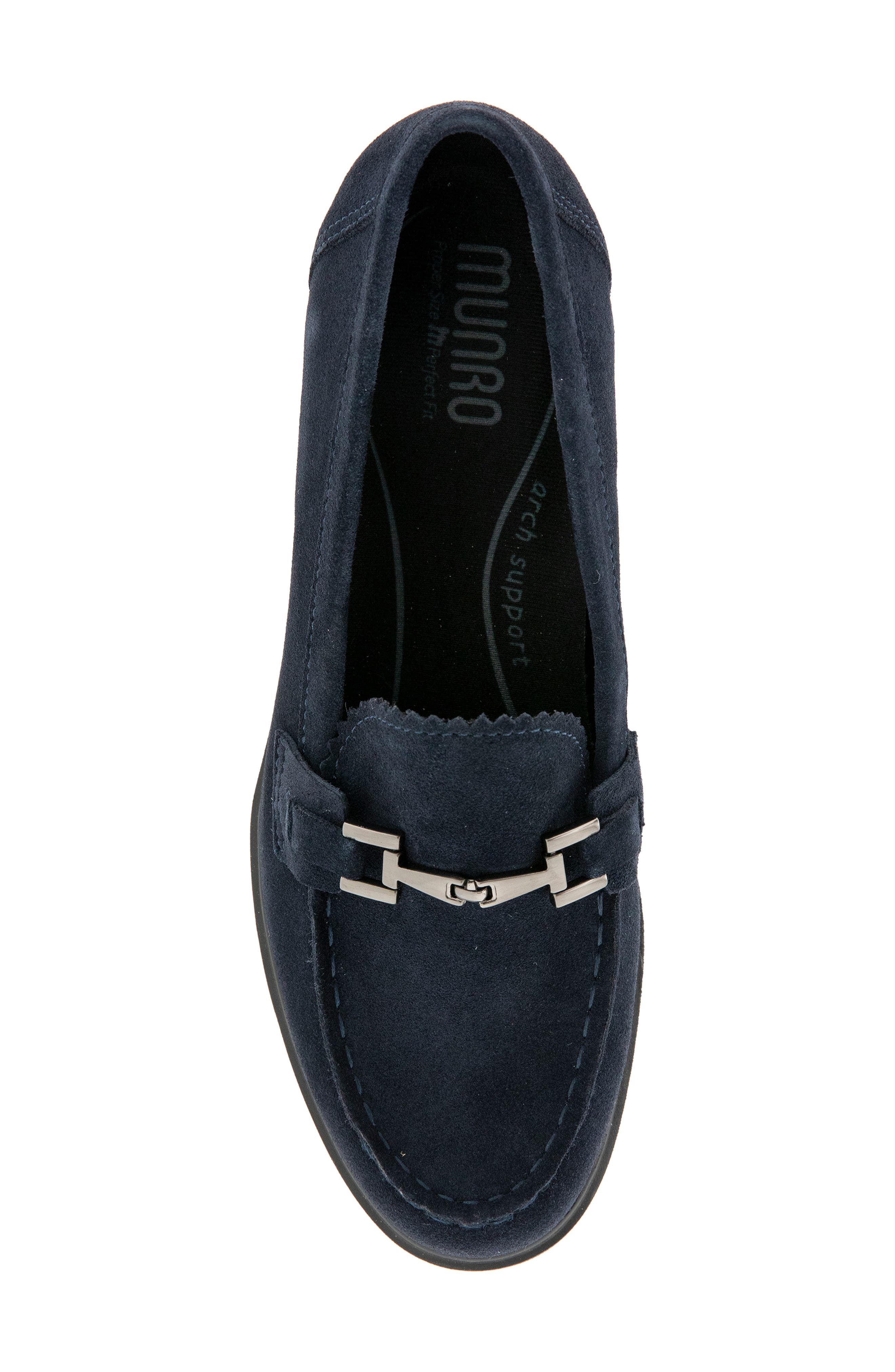 Colleen Bit Loafer, Alternate, color, NAVY SUEDE