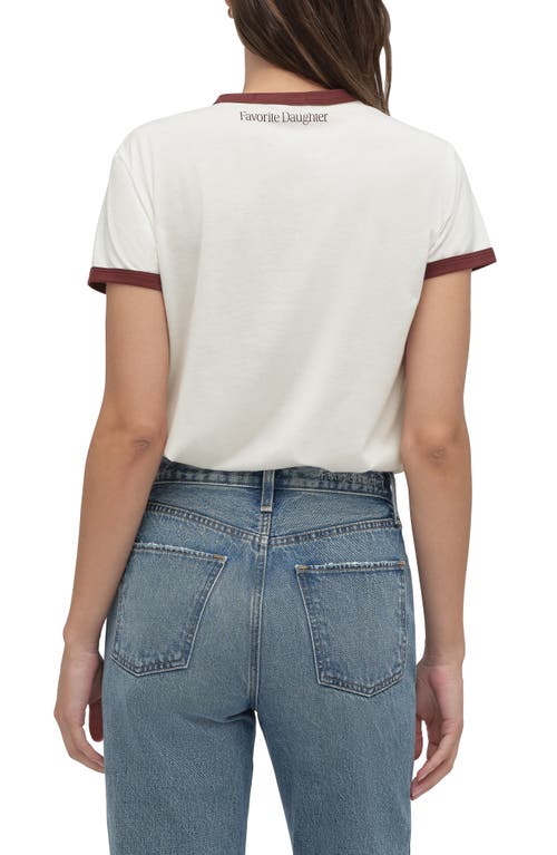 Favorite Daughter The Go Sports Graphic Ringer T-shirt