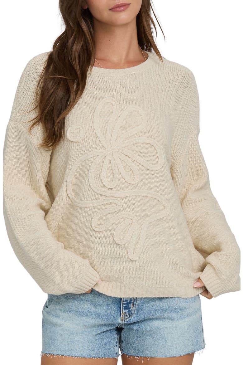 Soft Wave Sweater, Main, color, WHITE CAP