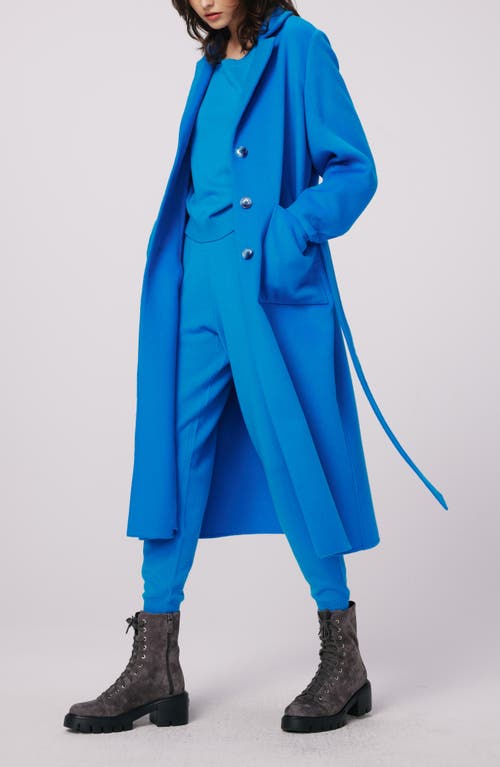 Dvf Nene Wool Coat In Blue