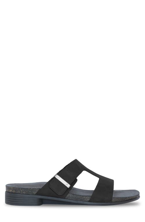 Munro Jody Slide Sandal In Black