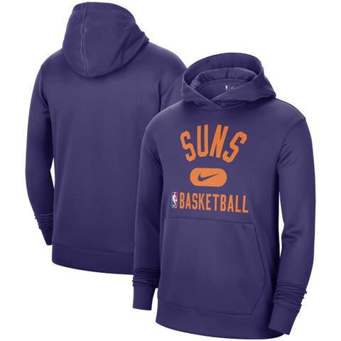 Men's Nike Purple Phoenix Suns 2021-2022 Spotlight On Court Performance Practice Pullover Hoodie