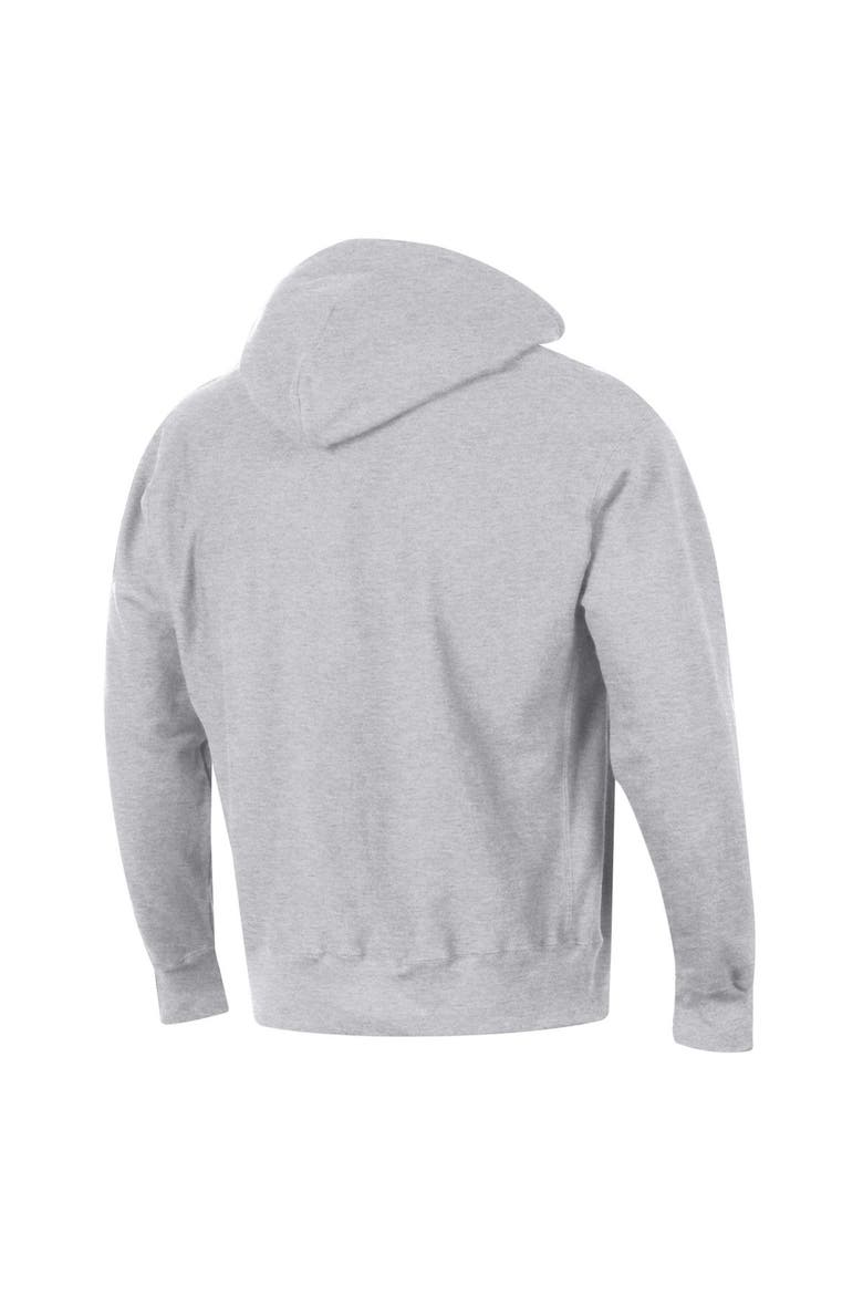 Men's Champion Heather Gray Pittsburgh Penguins Reverse Weave Pullover Hoodie, Alternate, color, Heather Gray