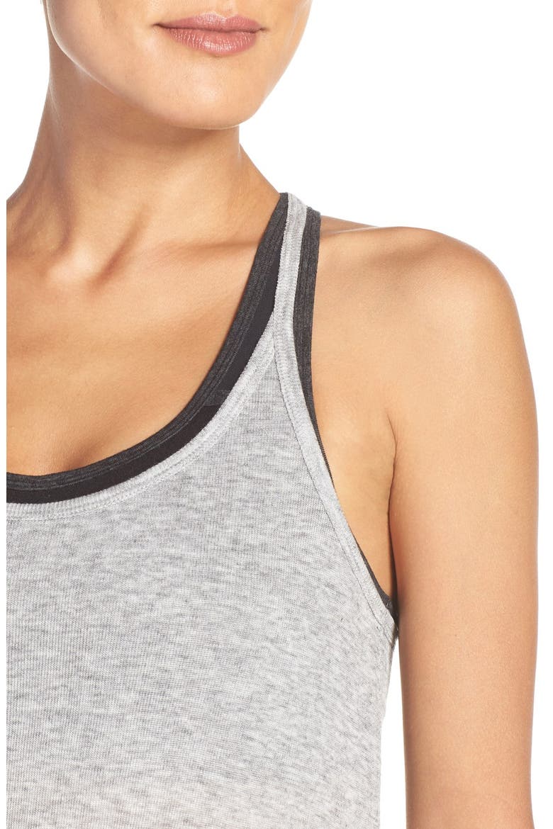 'Back Into It' Racerback Tank, Alternate, color, GREY LIGHT HEATHER